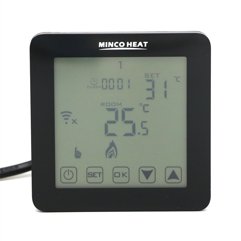 Room Thermostat WiFi Smart Thermostat Electric Floor Heating Temperature Remote Controller for Google Home Alexa Controlled