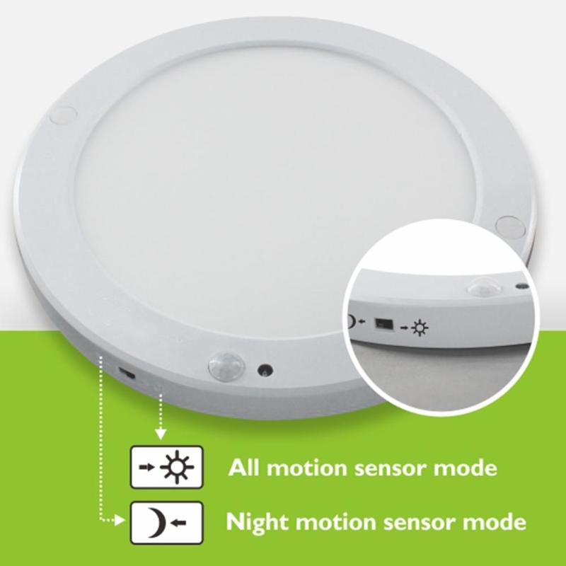 Antikue LED Night Light Round PIR Motion Sensor LED Panel Light Ultra Thin Downlight Mounted Ceiling Recessed Light Down Lamp