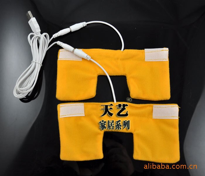 USB dubbele side verwarming vel/verwarming handschoenen met accessoires/verwarming vel/lijn lengte 1.5 meters