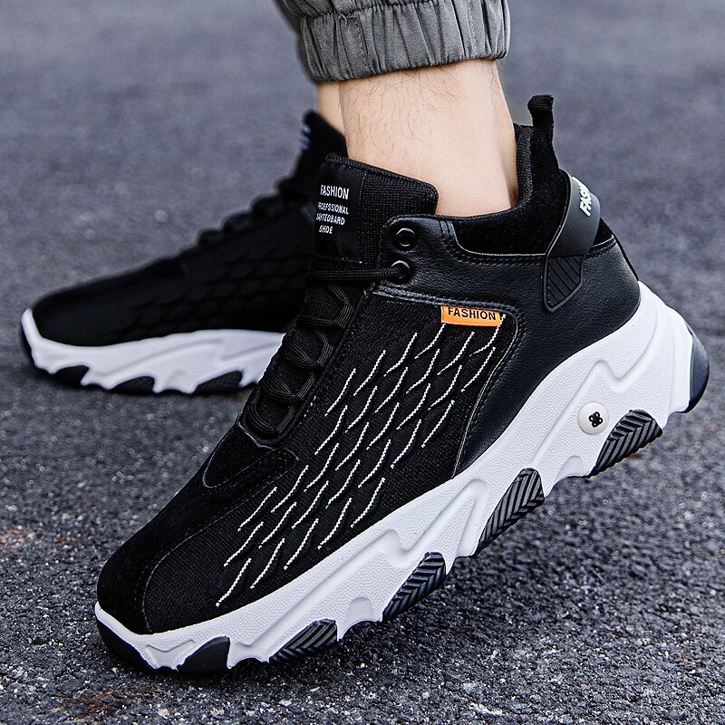 Daddy shoes grube podeszwy obuwie sportowe obuwie męskie białe szare oddychające wygodne adidasy buty męskie brezentowe buty