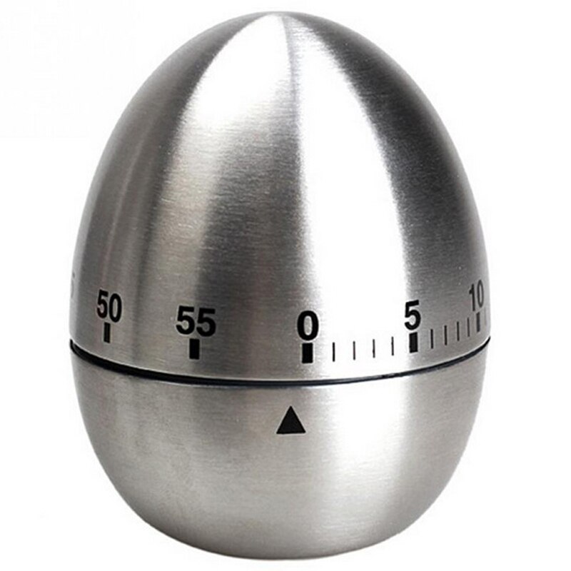 UPORS kitchen timer stainless steel egg Cooking Timer Alarm 60 Minutes: Default Title