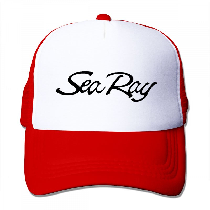 Sea Ray S 02 Barca Kit berretto da Baseball uomo donna Trucker Cappelli di modo cappuccio regolabile: 3-Red