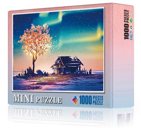 Puzzle Immagine Puzzle 1000 Pezzi di Montaggio In Legno Mini Puzzle Giocattoli per Adulti I Bambini Giochi per Bambini Giocattoli Educativi GYH: 66-006 with Box