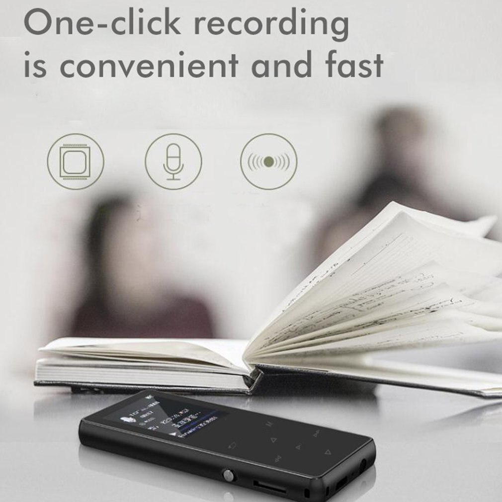 1.8 Inch Screen K1 Wireless Mp3 Speaker Player 8gb Stereo High Fidelity Radio Recording Music Player