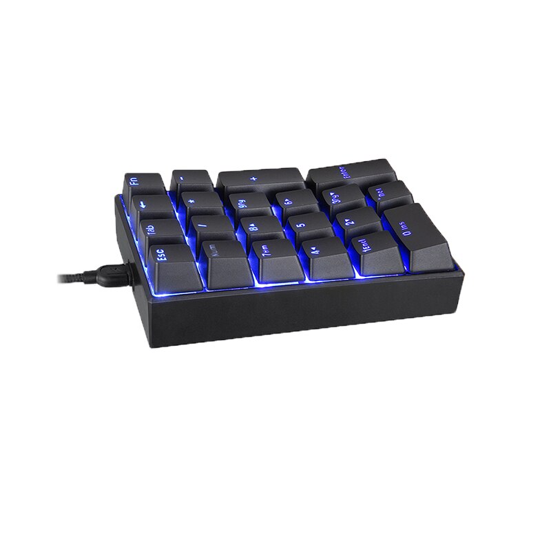 Motospeed  k23 mechanisch numeriek toetsenbord bedraad mini numeriek toetsenbord met led-achtergrondverlichting voor osu-gamers