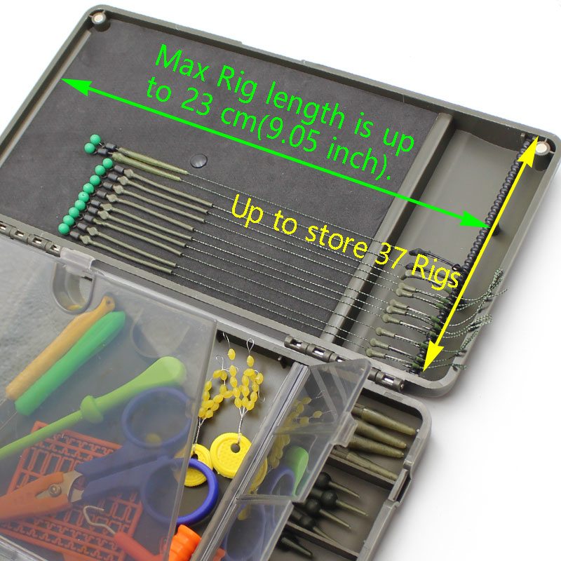 Multi Size Compartment Carp Fishing Terminal Tackle Storage Box For Carp Rig Accessories Classified Storage Carp Tools Box