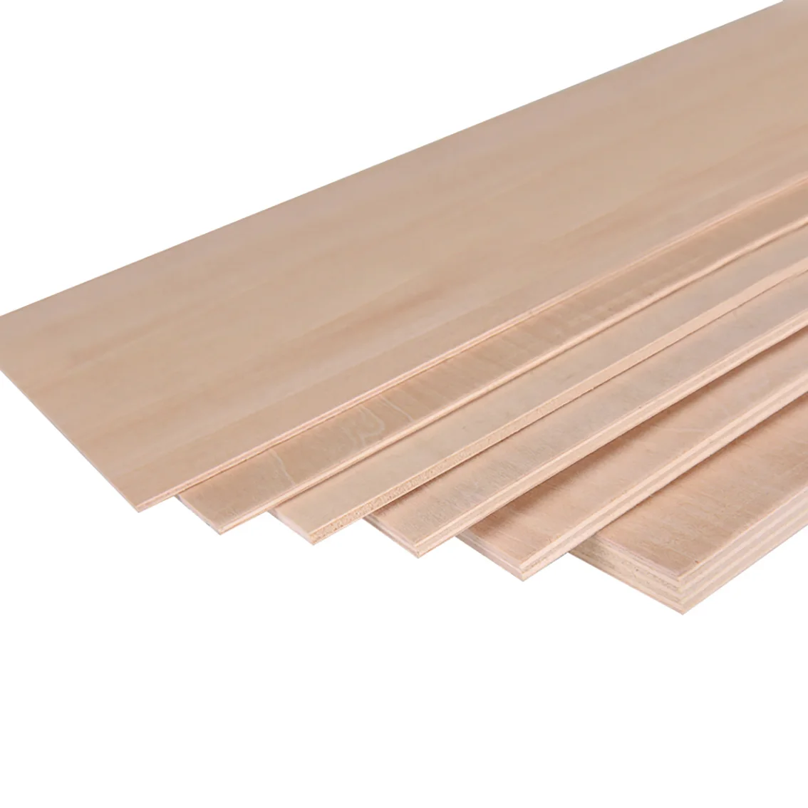 Panneau de tilleul, feuille artisanale pour bricolage, sculpture de construction de maquettes, décoration de la maison, accessoires de pièces éducatives 1.5-10mm