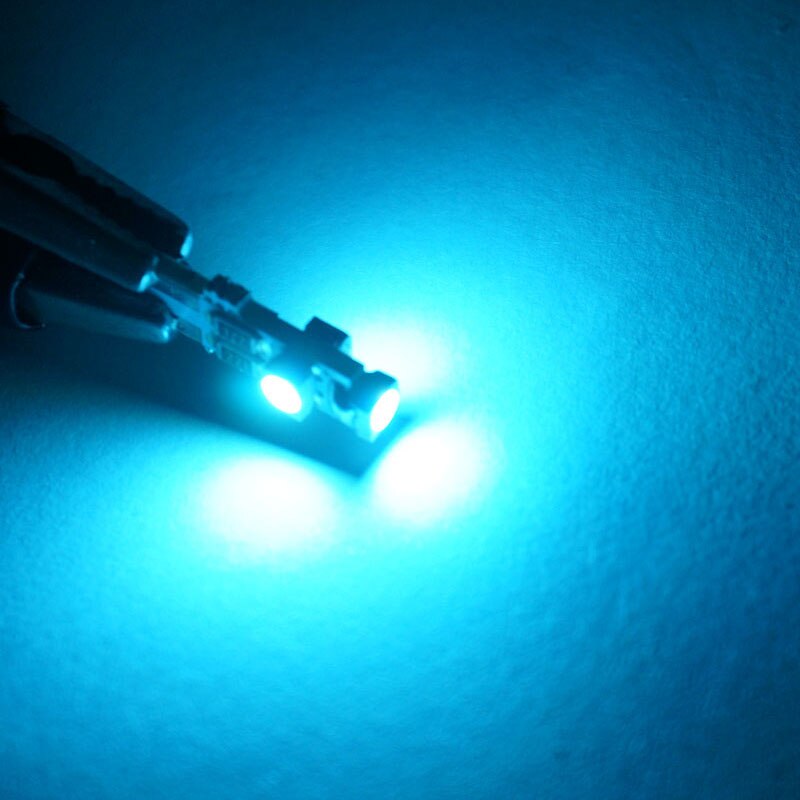 T5 37 74 żarówka doprowadziło z podstawą klinową 3/8 "PC74 PC37 PC118 deska rozdzielcza tablica przyrządów miernik grupa światło Pakiet 10: Kryształ niebieski