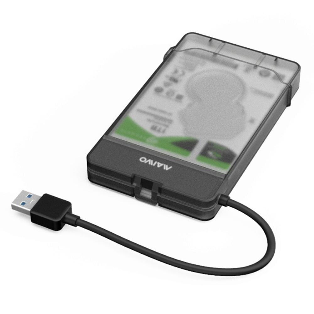 MAIWO Hard Disk Drive Enclosure Case K104 2.5 inch USB 3.0 SATA HDD Box 3TB Mobile Enclosure Case Box for Windows Mac OS Linux: black