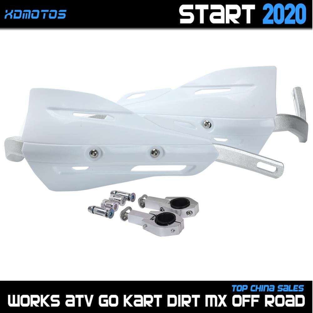 Paramani moto 22MM 28MM paramani protezioni mani per Yamaha YZ YZF WR WRF 125 250 450 YZ250 YZ250F WR250 WR250F: White-A