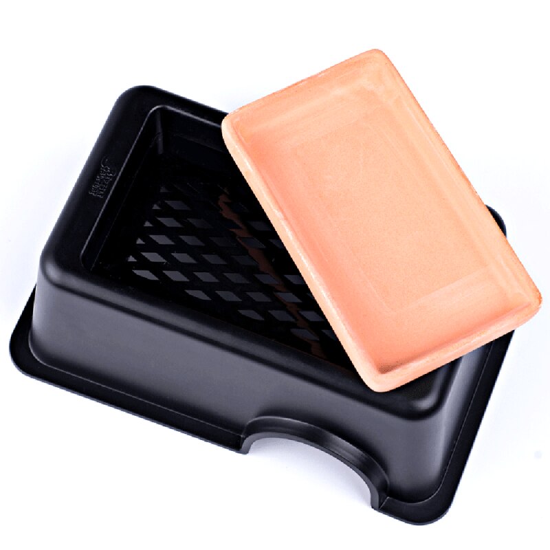 Caja de plástico para reptiles que se arrastran, para mascotas, cueva, lagarto, serpiente, refugio, suministros de bricolaje, 1 ud.: 4