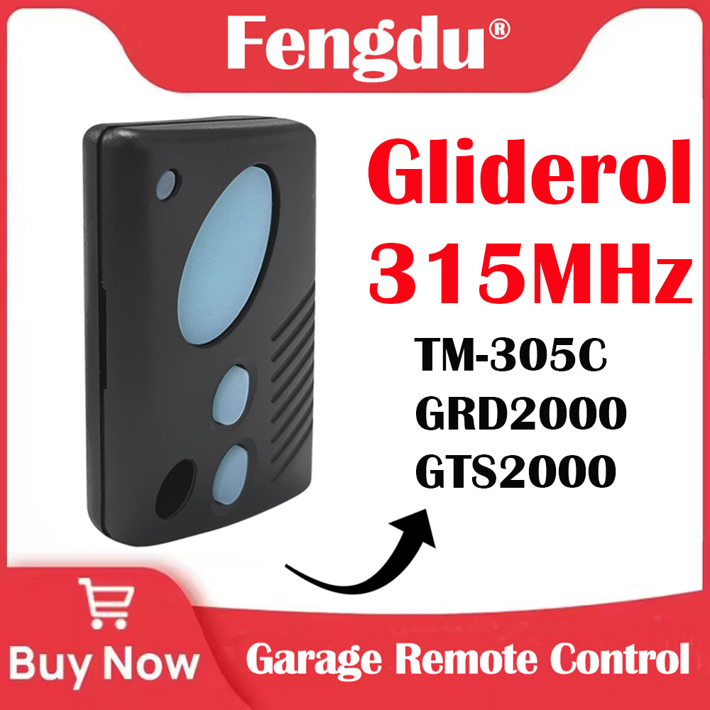 Remote Control Gliderol TM305C For Gliderol TM305C GRD2000 GTS2000 GTS Garage Door Remote Control