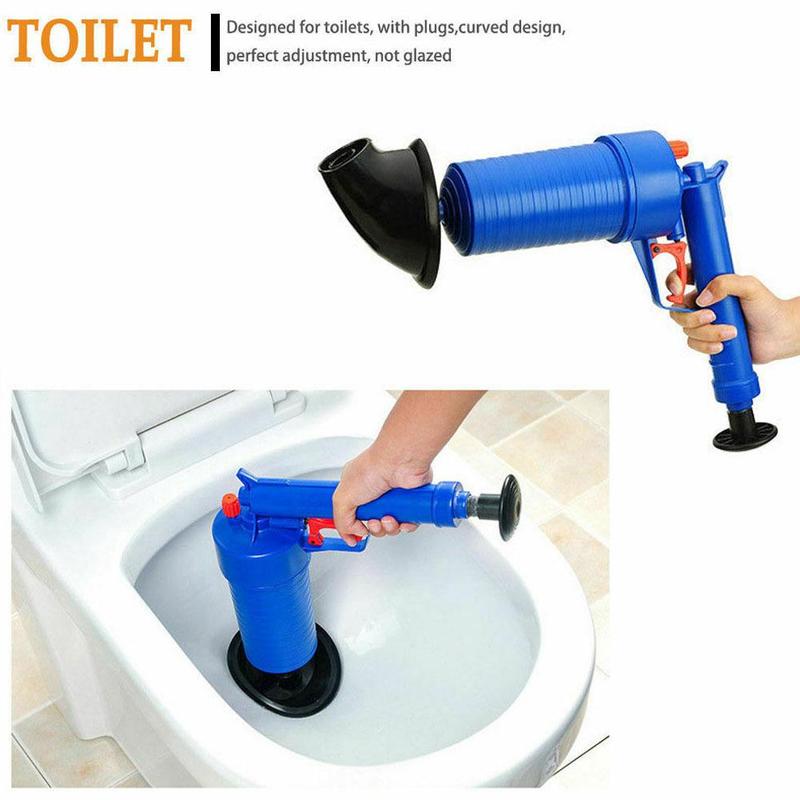 Environmental Toilet Plungers High Pressure Air Drain Bathroom Clog Pipe Kit Blaster Sink Plunger Pump Cleaner Kitchen Remo Y0Y9
