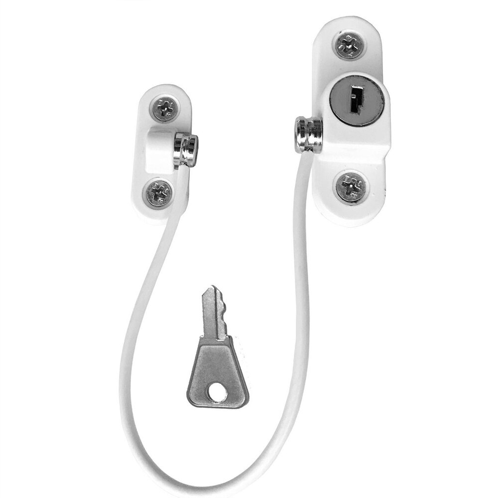 1Pc Baby Door Window Security Lock Window Restrictor Safety Device Key Lock Child Safe Limit Child Safety Doors Locks: PJ3269A