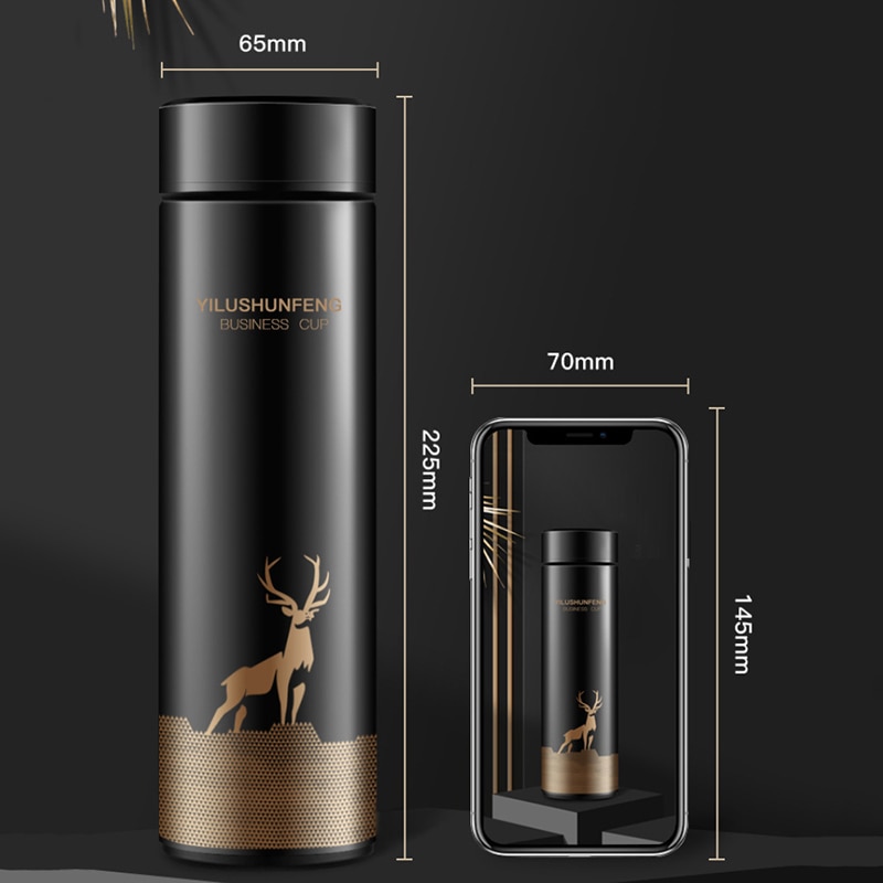 Intelligent Temperature Display Stainless Steel Insulation cup Tea cup coffee cup Vacuum Bottle Thermos Cup Coffee Tea Mug