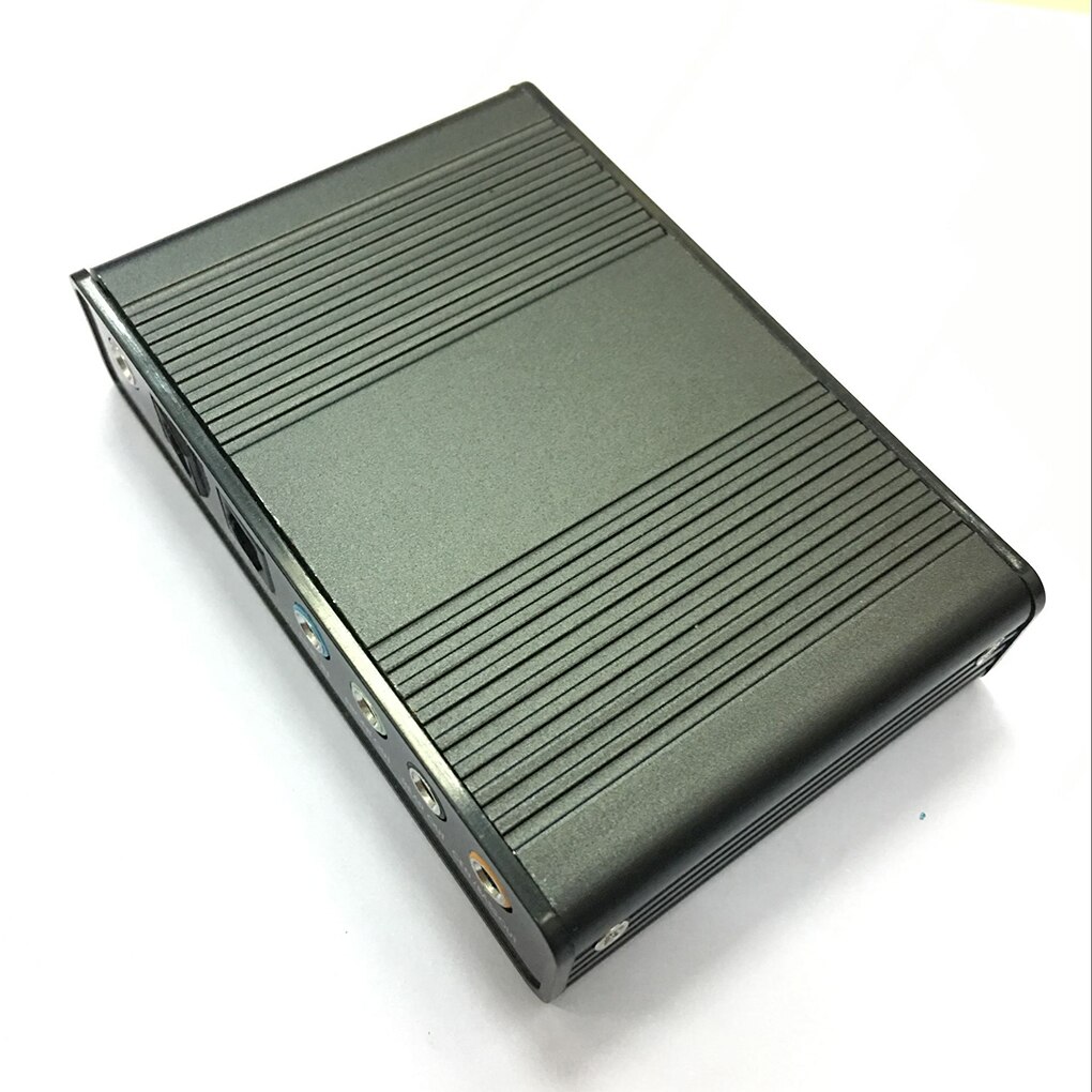 6 Channel 5.1/7.1 USB Audio Sound Card Optical External Audio Card USB Sound Card Channel Converter for Laptop Desktop