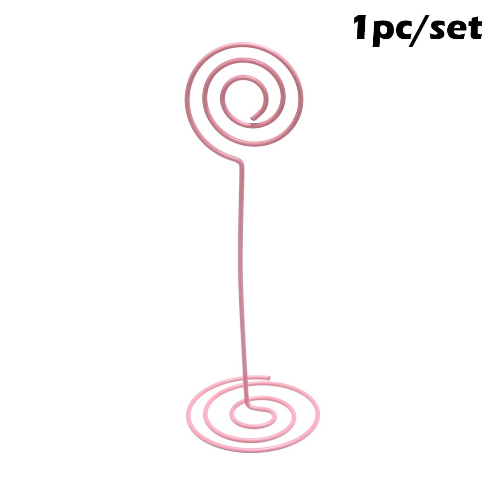 Cool Wedding Place Card Holder Cute Girl Pink Romantic Heart Swan Photo Clip Table Number Stand Wedding Supplies: Brown