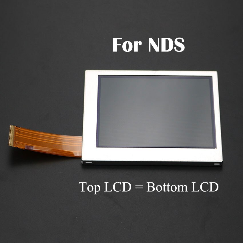 YuXi Top Upper & Bottom Lower LCD Display Screen Replacement for Nintendo DS Lite For DSL For NDSL For 3DS 3DS XL LL: For NDS