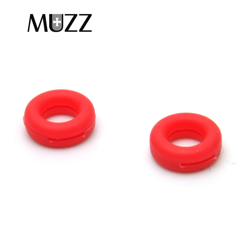 Glasses Ear Hooks Round 1 Pairs Round Glasses leg Ear Hooks Anti Slip Silicone Grips Eyeglasses Sports Earmuffs: Red