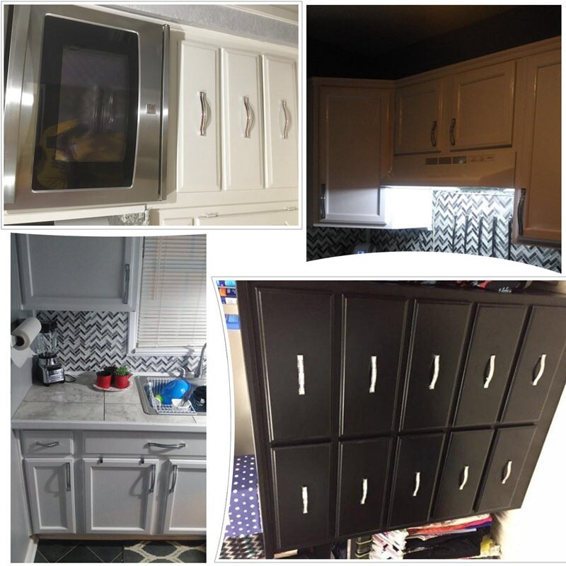 ELEG-tiradores de cajón de cristal estilo europeo, mango de tirador de puerta de aleación Zine para mueble de tocador, armario, cocina, conjunto de mandos de 1