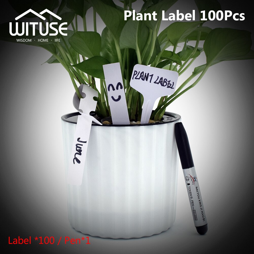 PATIKIL 100 stuks lege waterdichte plastic verzendlabels Herbruikbaar Schrijfbaar Schrijfbaar met ritssluiting voor bagage-etikettering Wit 6,3 x 3,7 cm