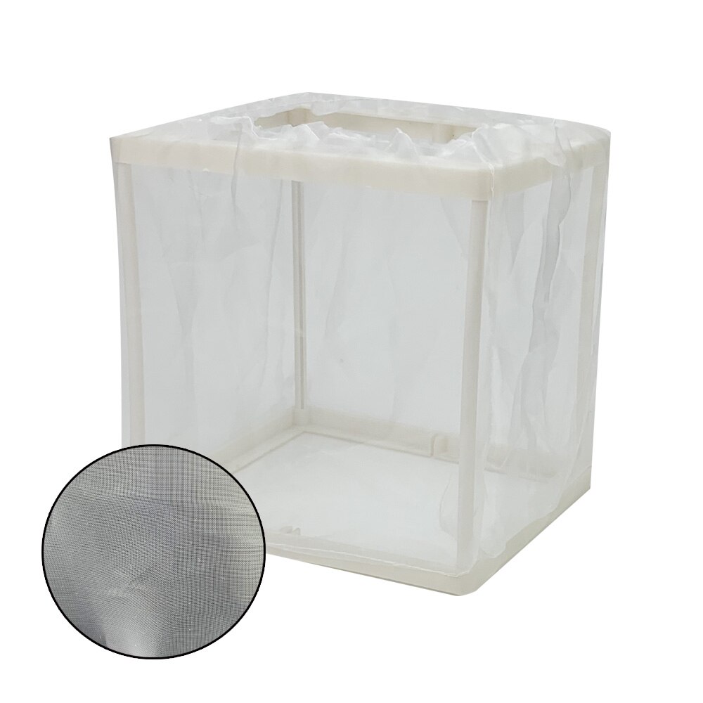 Boîte d'isolation pour poissons d'aquarium, petit bol pour poissons d'élevage filet d'isolation pour bébés, incubateur pour Betta: White XIpequeno