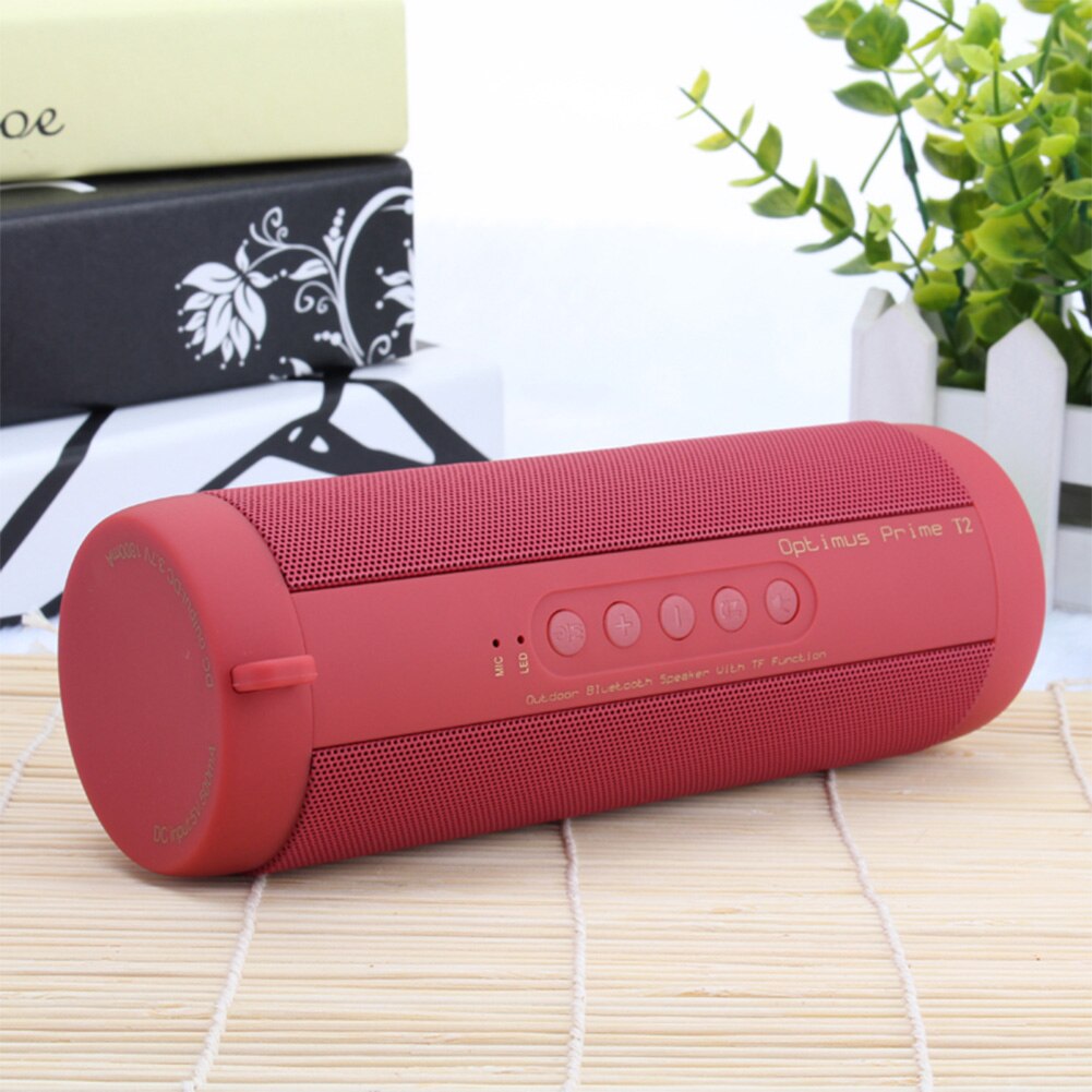 T2 Outdoor Waterdichte Bluetooth Speaker Draagbare Outdoor Draadloze Bluetooth Speaker