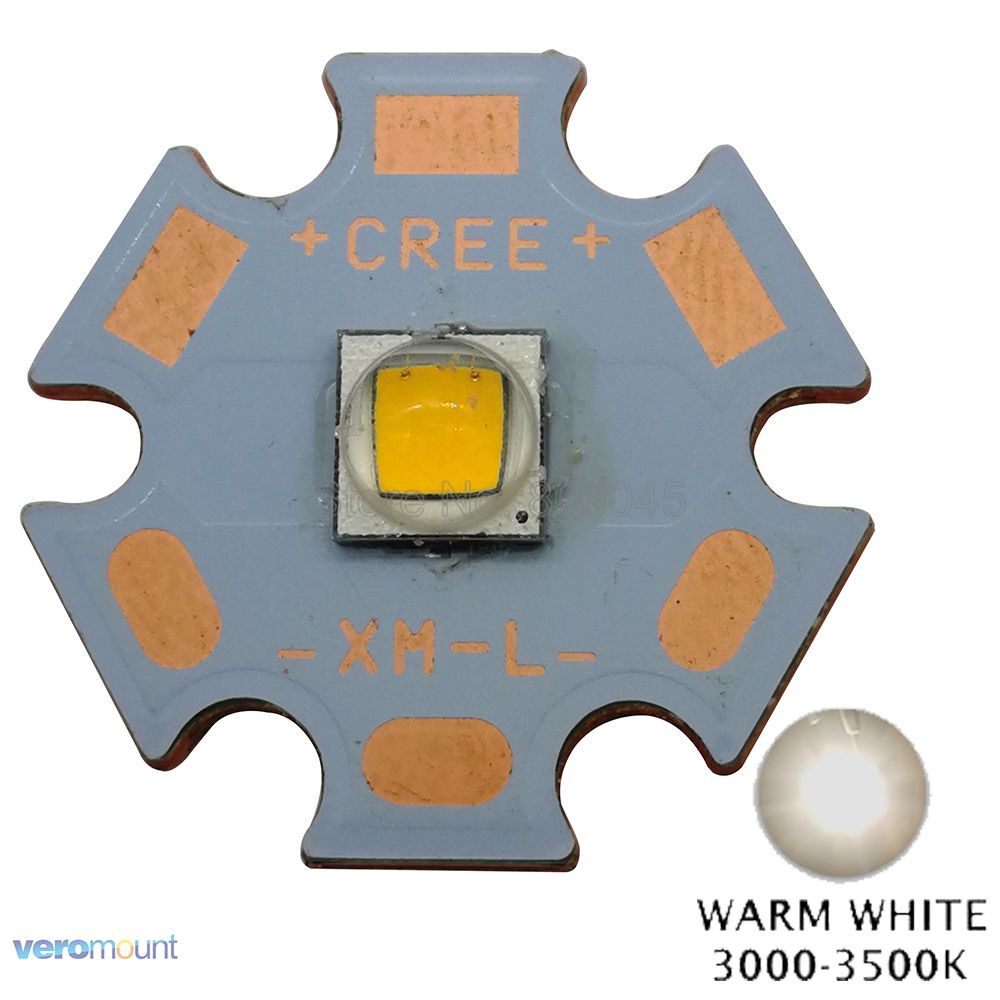 Cree XLamp XML2 XM-L2 T6 10 W High Power Led Emitter Diode op 20mm Koperen PCB koud Wit, neutraal Wit, Warm Wit Kleur: Warm White / 20mm Copper PCB