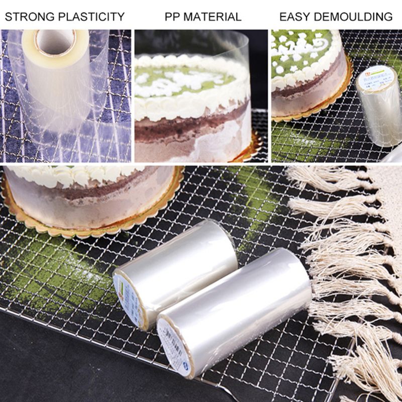 Cake Kragen 2.3X1968 In, Pet Materiaal Rolls, Clear Cake Strips, Transparante Taart Rollen, mousse Cake Acetaat Lakens