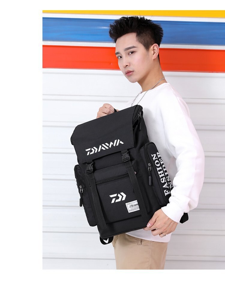 DAIWA Fishing Backpack Male Outdoor Sports Breathable Wearresistant Waterproof Fishing Bag
