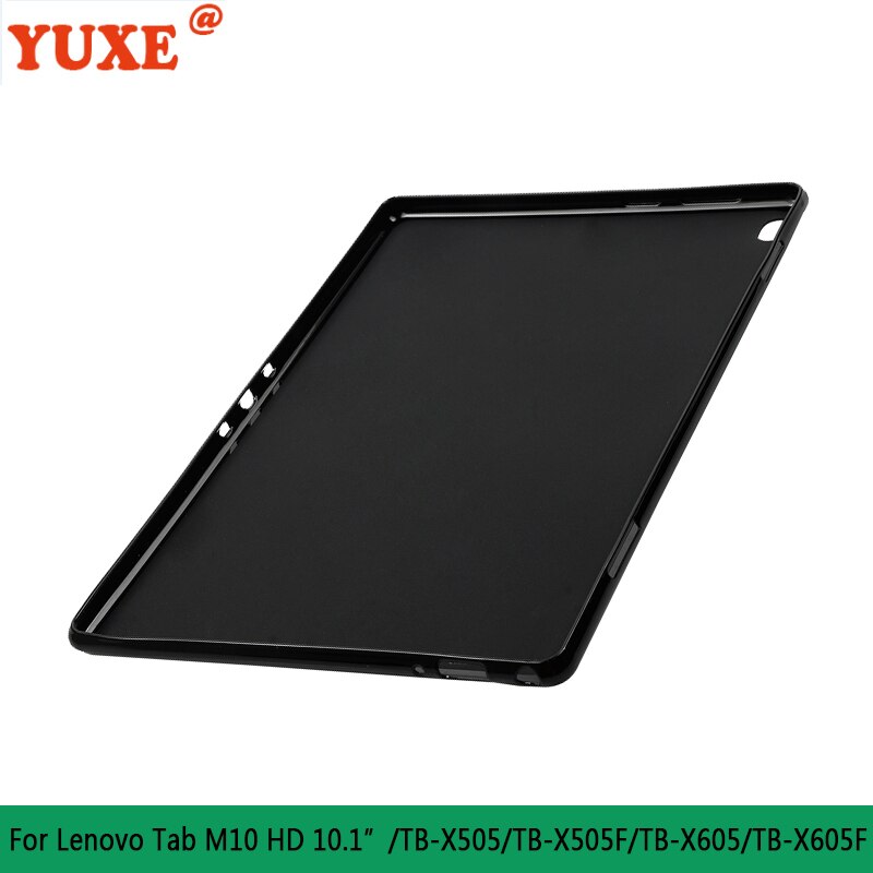 Tablet taske til lenovo tab  m10 hd 10.1 ”tb -x505/x605 2nd gen tb -x306 fhd plus tb -x606 funda back tpu silikone anti cover: M10 hd tb -x505 x605