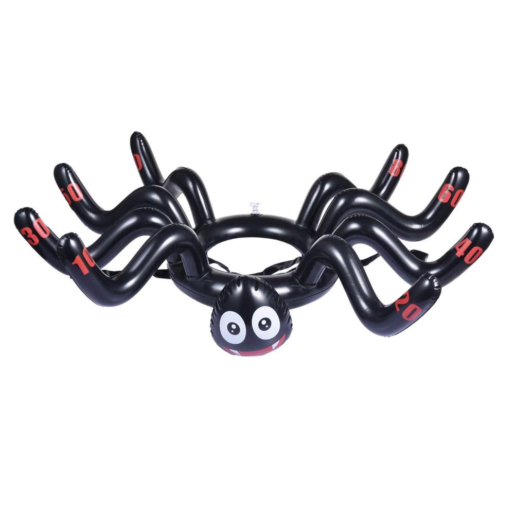 Opblaasbare Spider Zwembad Ring Toss Game Drijvende Ring Speelgoed Water Gooien Schieten Sport Speelgoed Ouder-kind Interactief Spel