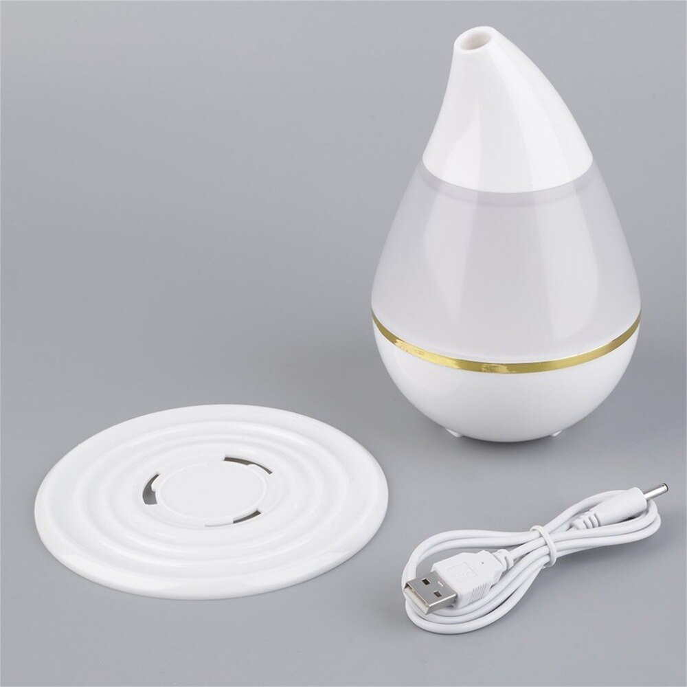ICOCO 250ML Mini humidificador ultrasónico USB difusor de aceite esencial purificador de aire LED atomizador de Aroma humectante nebulizador