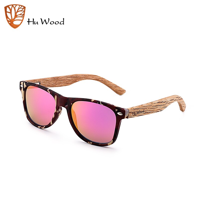 Gafas de sol de madera para niños HU accesorios de gafas para niñas gafas de sol rectangulares espejo uv400 lente GR1005