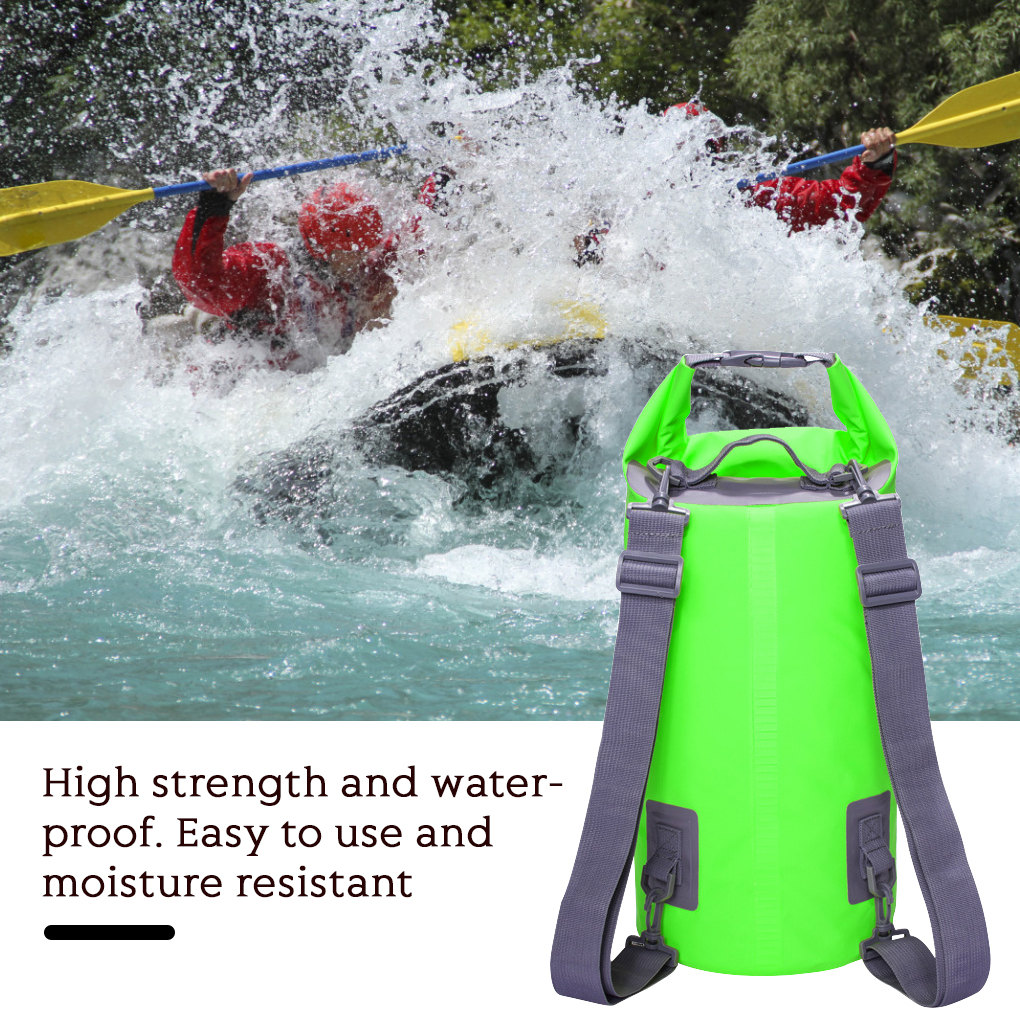 PVC Bag Waterproof Beach Swim Backpack Bucket Pouch for Kayaking Boating Fishing