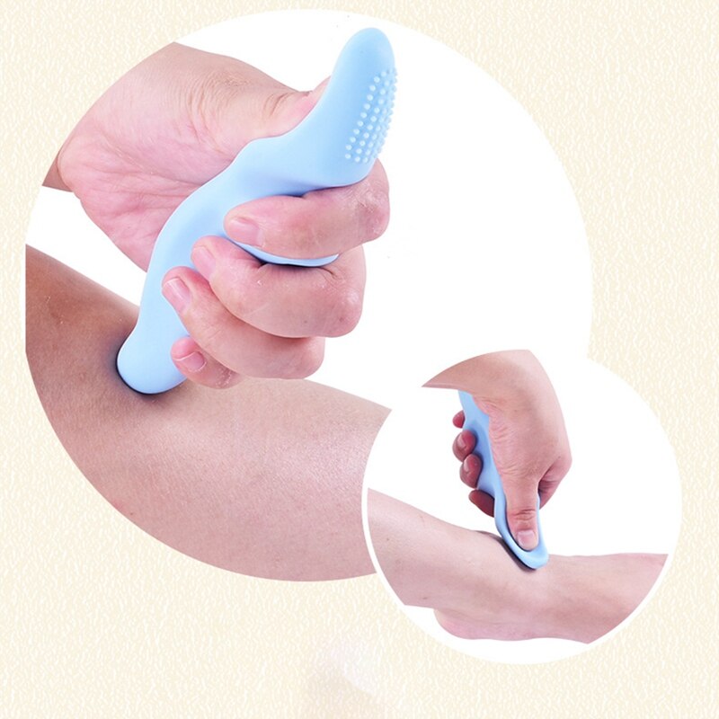 Duim Massage Apparaat Siliconen Duim Saver Massager Fysiotherapie Klein Gereedschap Full Body Deep Tissue Trigger Massage Apparaat 15.5Cm