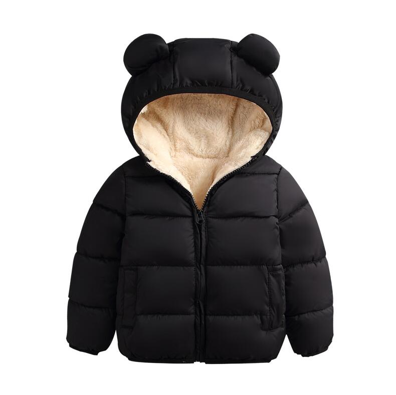 Veste d'automne et d'hiver pour bébés filles | Manteau ,, vêtements pour enfants: BN188 black / 3T
