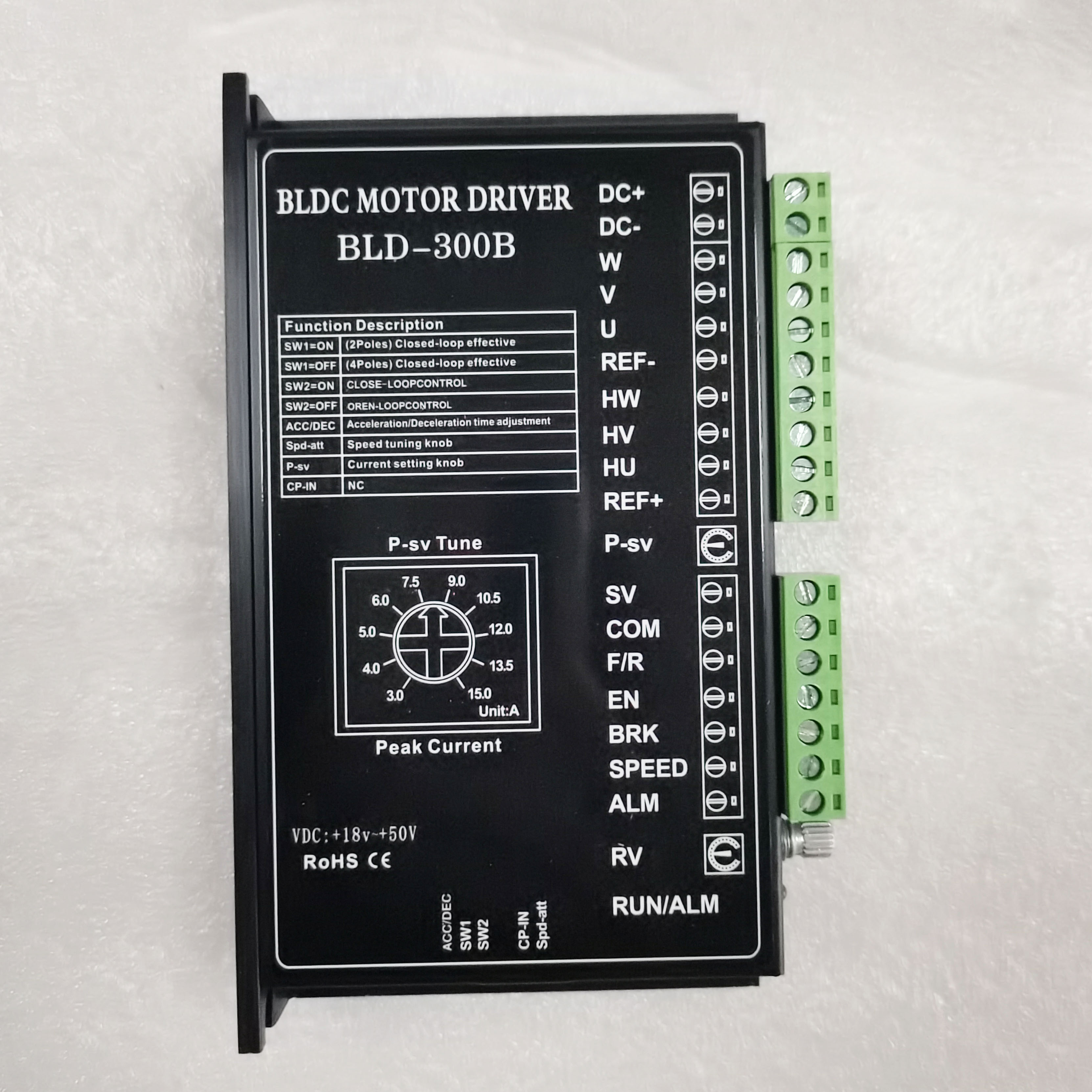 Borstelloze Dc Motor Bldc Driver 12V 24V 36V 48V 310VDC/AC220V BLD-70 BLD-120A BLD-300B BLDC-5020 BLD-750 BLDH-750 BLDH-350