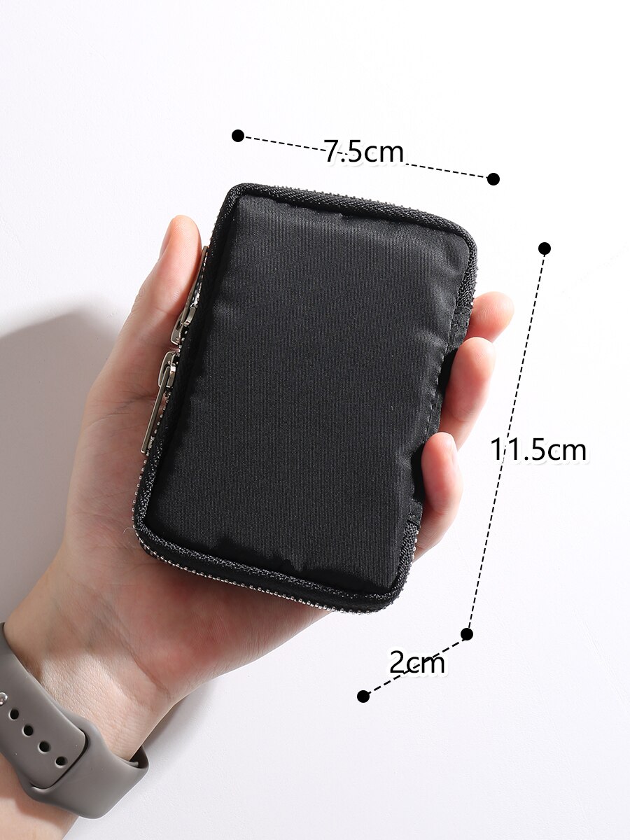 Pochette portefeuille étanche de Style japonais, petit porte-monnaie décontracté pour clés de voiture