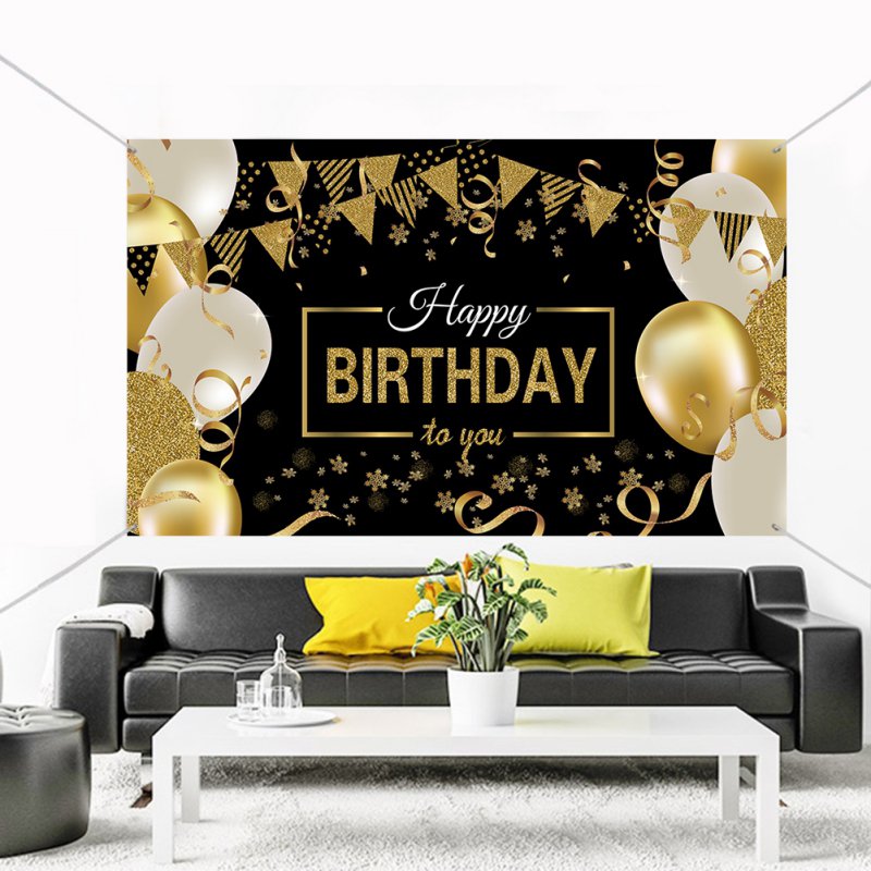 Extra Large Happy Birthday Backdrop Banner Poster ... – Grandado