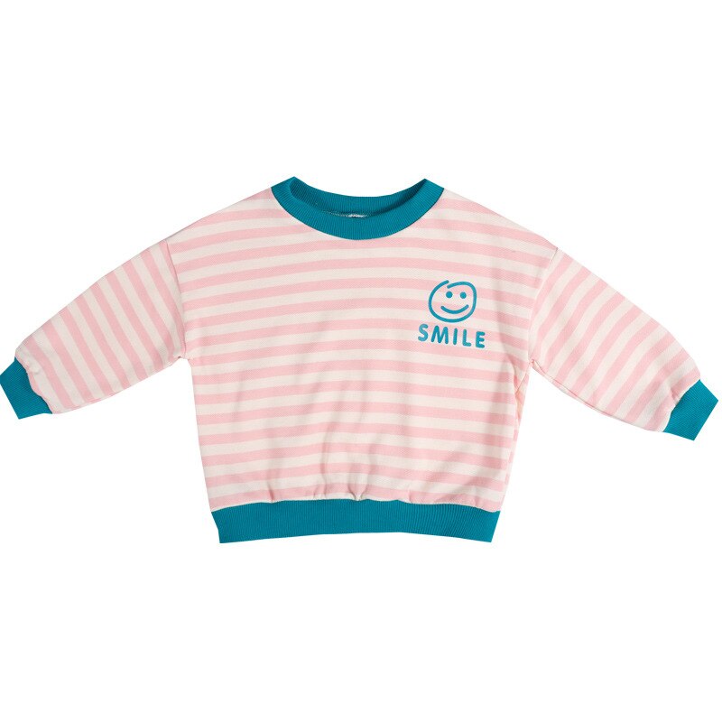 Kinderkleding Herfst Producten Kinderen Koreaanse Casual Gestreepte Trui Western-Stijl Meisjes Modieuze Alle-wedstrijd