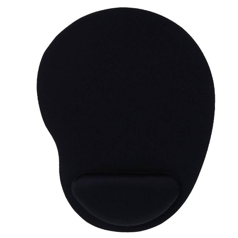 Tapis de souris de bureau avec support de poignet en gel, pour jeu, ergonomique, repose-poignet: WHITE