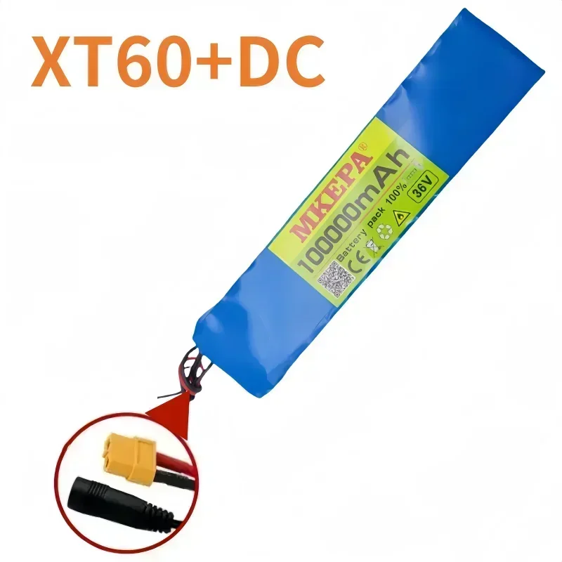 10S3P 36V 100000mAh 18650 Rechargeable Lithium Battery Power Modified Bicycle Scooter Electric Vehicle with etc: Pink