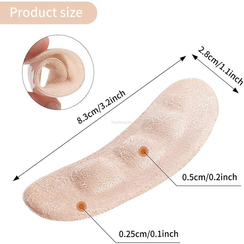 Almohadillas para zapatos de tacón alto, almohadillas antideslizantes para sandalias, pies antidesgaste, protectores de talón de silicona para zapatos de mujer, protector de talón