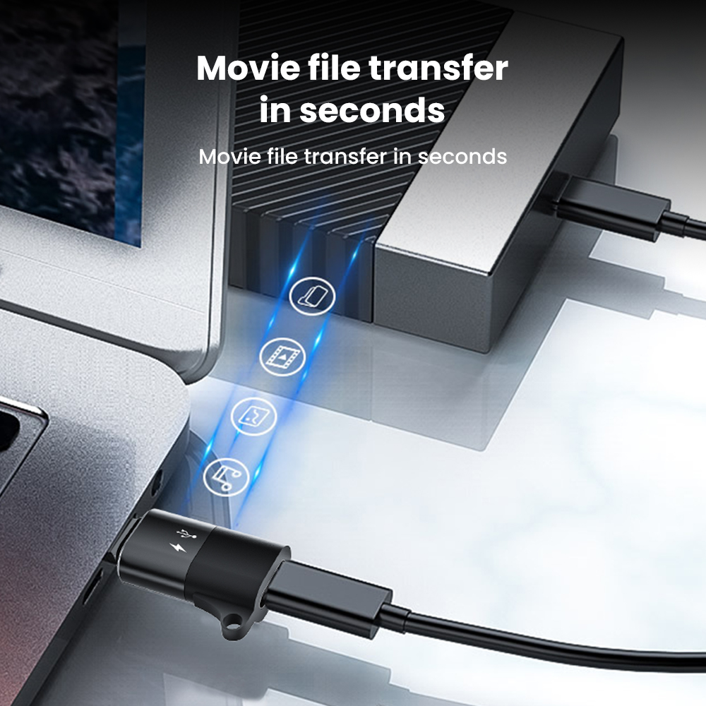 Adattatore Otg USB tipo C a 8 pin per Iphone 13 12 11 Pro Max Xr Convertitore cavo dati di ricarica rapida per auricolare U Disco USB C OTG