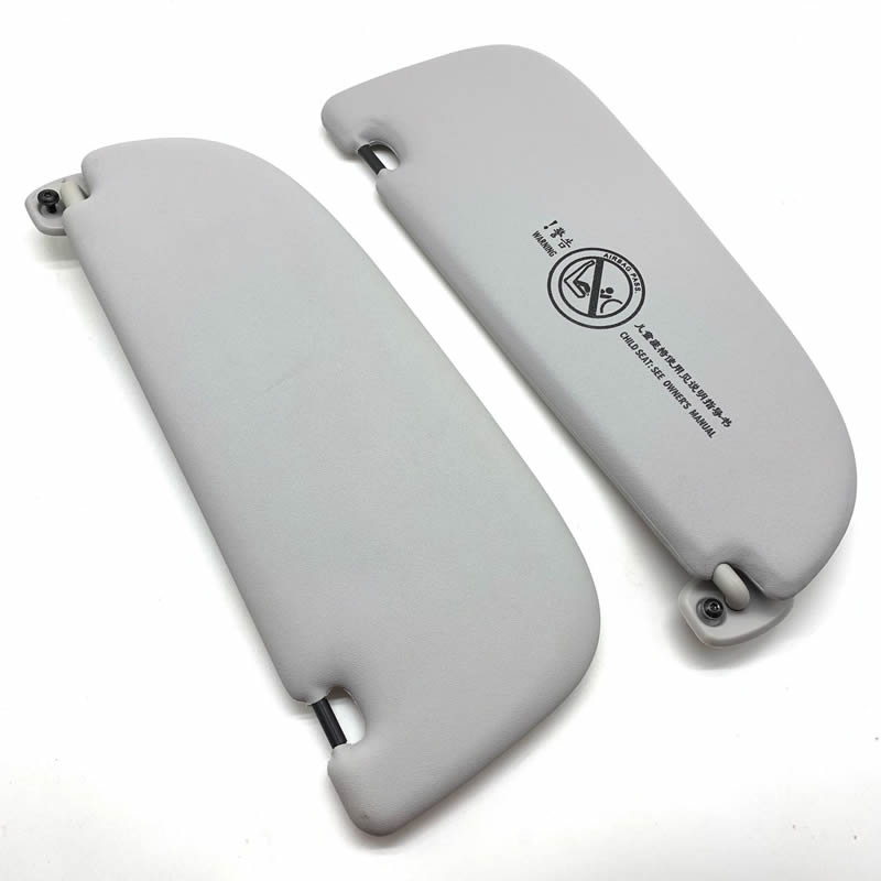 Visera interior gris con espejo de maquillaje para Peugeot 206 para Citroen C2 1999 gris izquierda/derecha