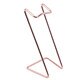 Estante de acero inoxidable para botellas de vino, soporte sencillo de galvanoplastia artesanal para vino tinto, cerveza, accesorios para el hogar, 3 colores: rose gold
