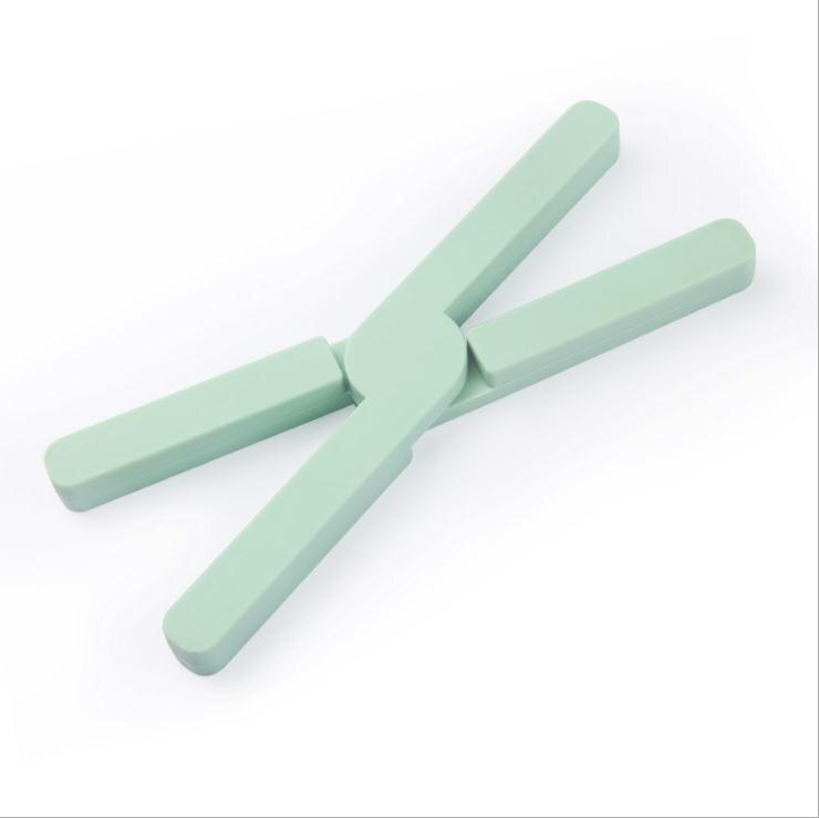 Siliconen placemat, klein, draaibaar, effenkleurig, warmte-isolerend matje voor thuisrestaurants: Groente