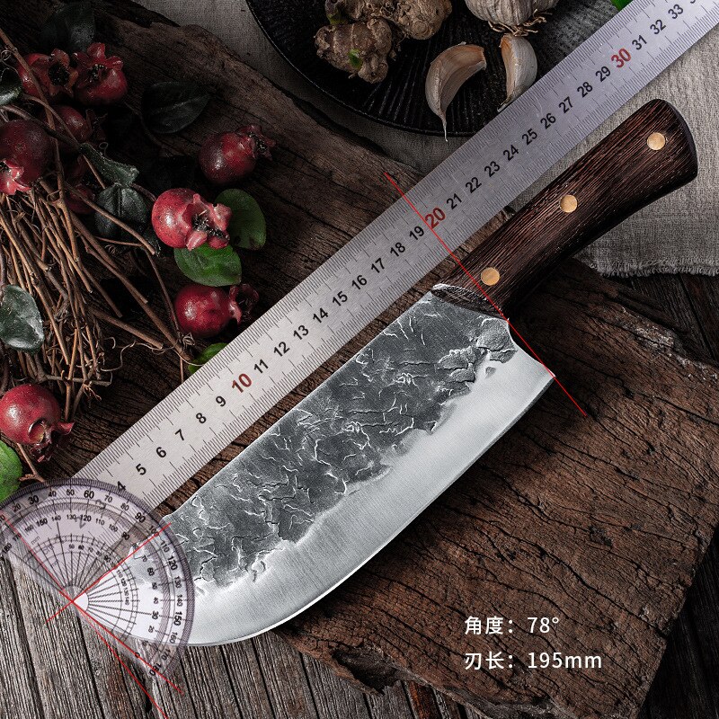 Chef Knife Forged Knife Stainless Steel Meat Vegetables Slicer Butcher Cleaver Handmade Knife Chef Knife Set