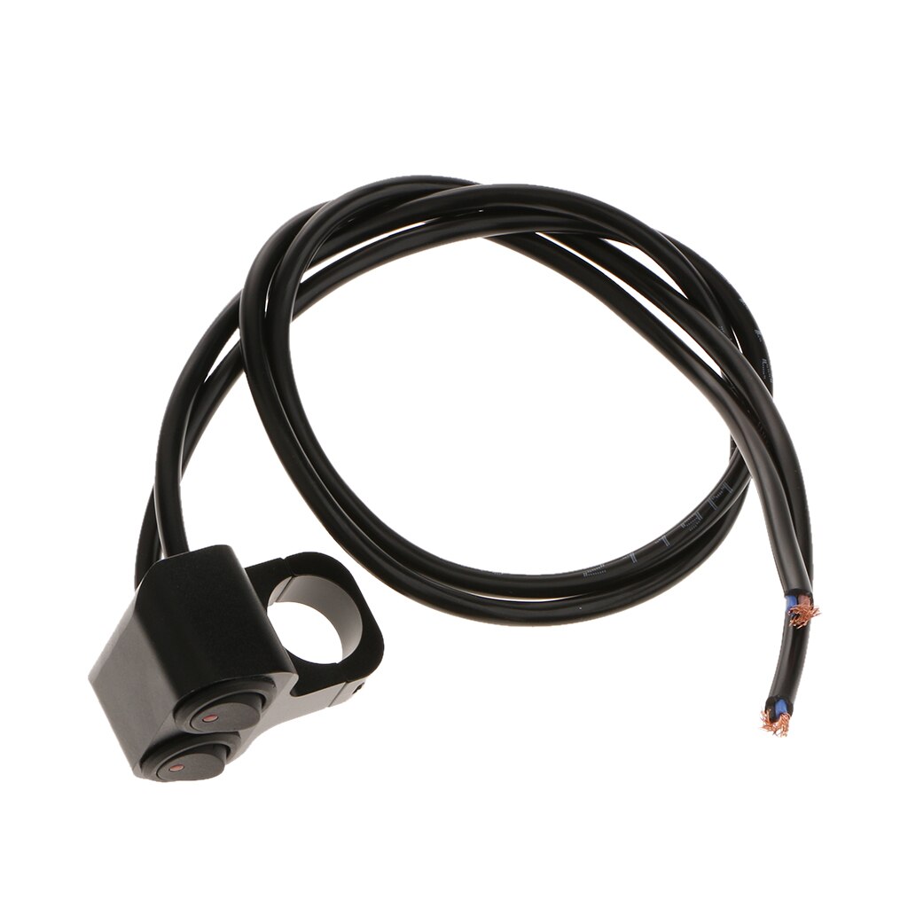 1 Piece 25mm Waterproof Dual on Off Switch Handlebar Low Beam Switch